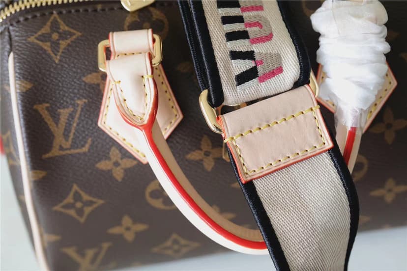 Louis Vuitton Speedy Bandouliere 20 Monogram Canvas Black M46234