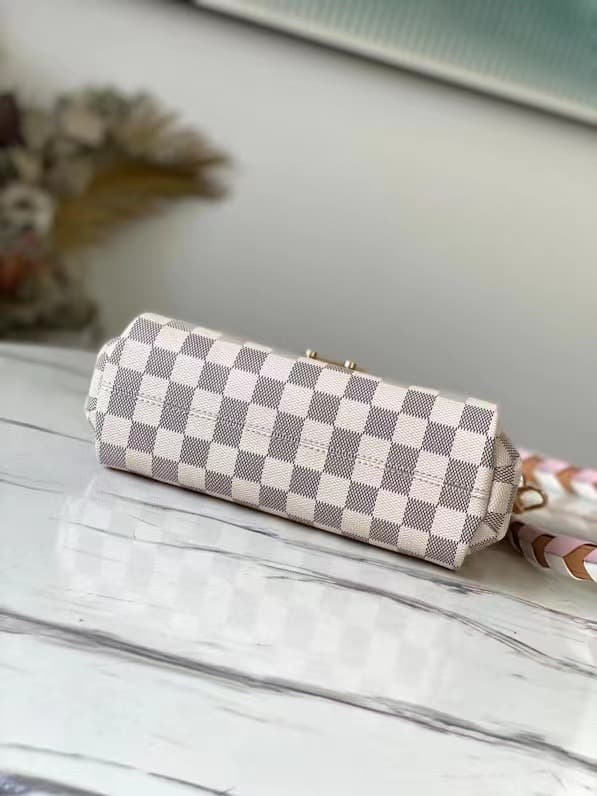 Louis Vuitton Croisette Damier Azur Canvas Pink N50053