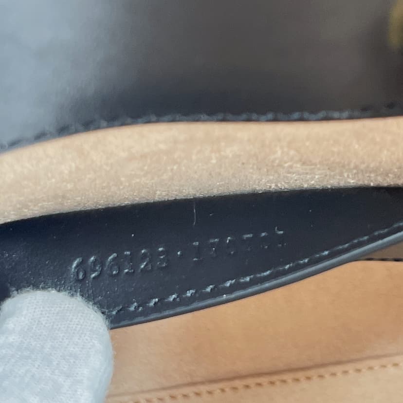 Gucci Marmont Matelasse Mini Bag Black ‎696123 DTDHT 1000