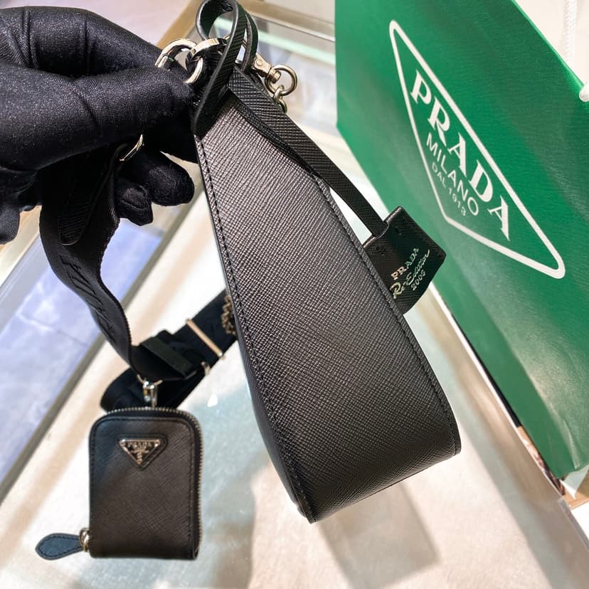 Prada Re-Edition 2005 Re-Nylon Bag Black