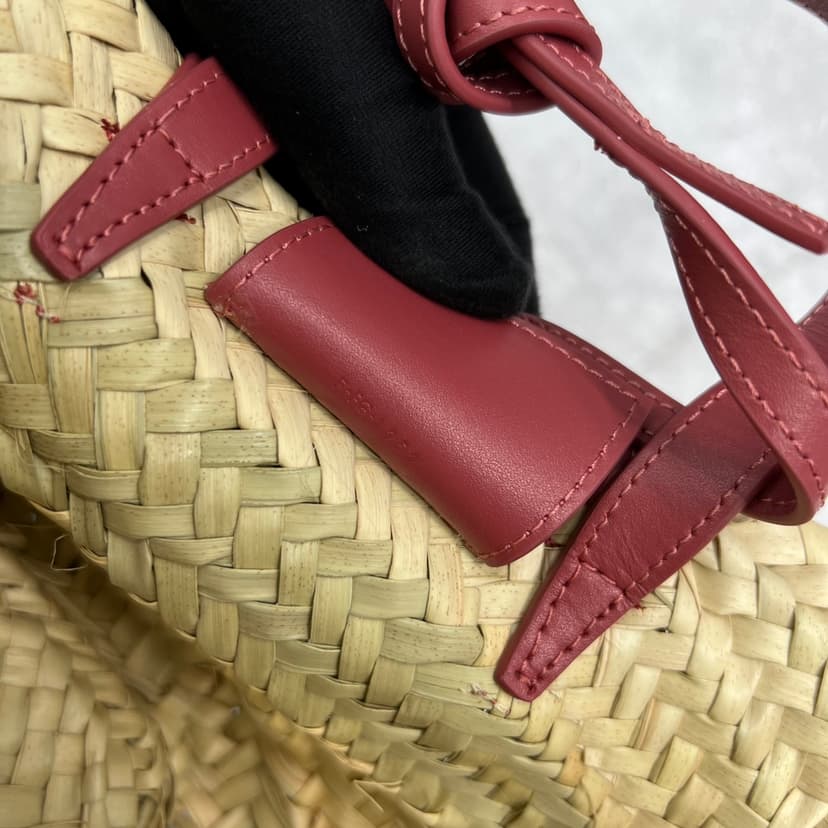 Celine Teen Triomphe Classic Pannier Tote Dark Pink