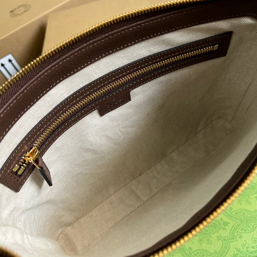 Gucci Jumbo GG Messenger Bag Camel And Ebony Jumbo 703468 92THF 1000