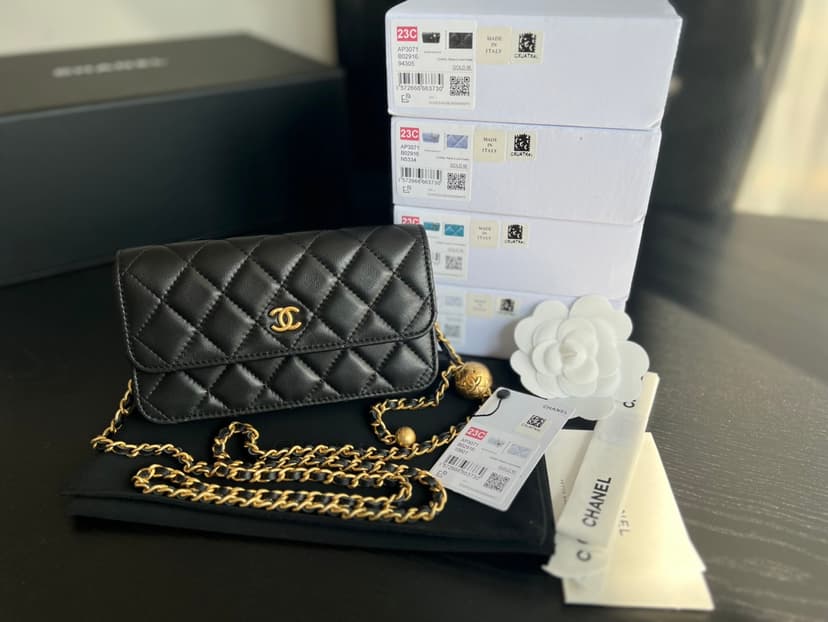 Chanel CC Wallet On Chain Bag Black