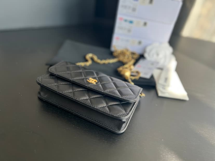 Chanel CC Wallet On Chain Bag Black