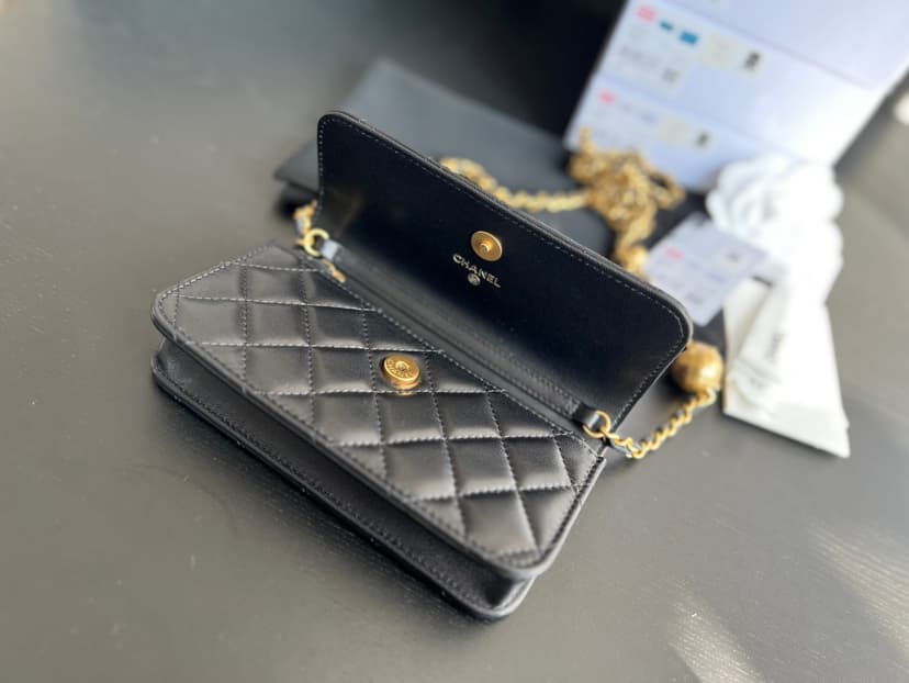 Chanel CC Wallet On Chain Bag Black