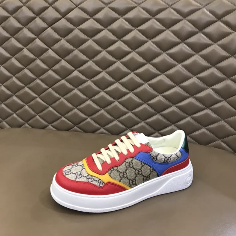 Gucci GG Sneaker Red For Men ‎726828 FABAV 4050