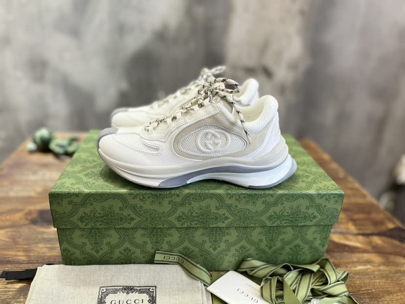 Gucci Run Sneaker White For Men