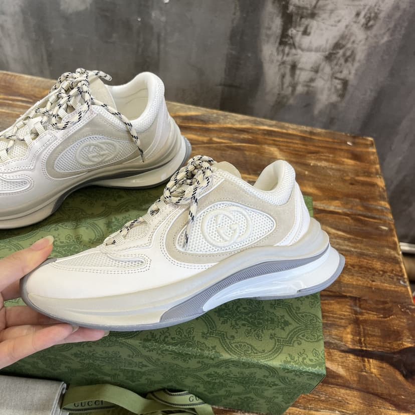 Gucci Run Sneaker White For Men