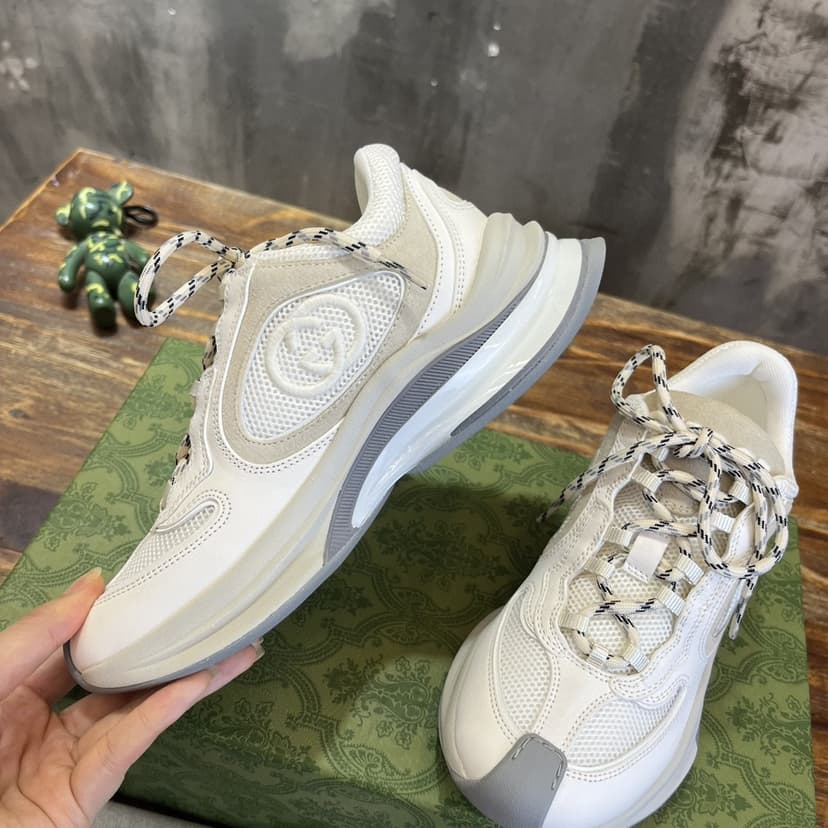 Gucci Run Sneaker White For Men