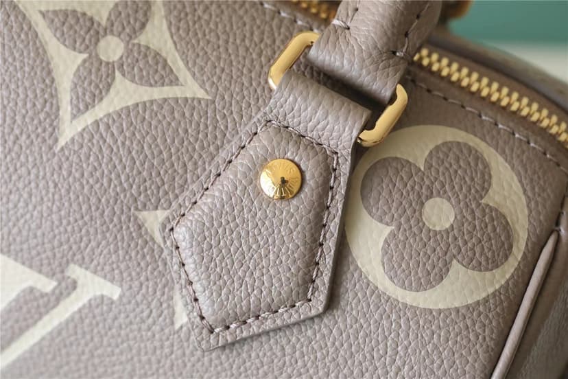 Louis Vuitton Speedy Bandouliere 20 Beige And Grey M46575