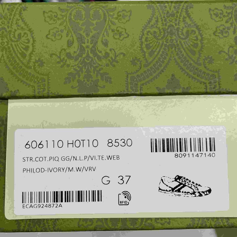 Gucci GG Tennis 1977 Sneaker Black For Men