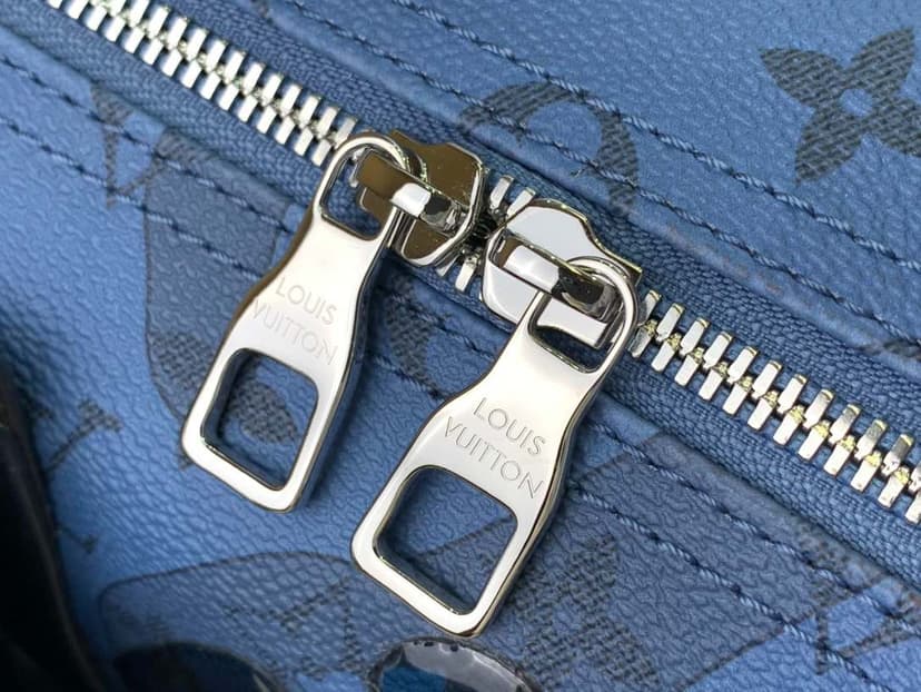 Louis Vuitton Keepall Bandoulière 35 Bag Blue For Men 34 cm/ 13.4 in M22573