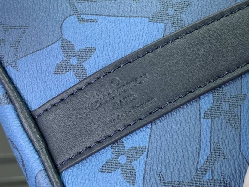 Louis Vuitton Keepall Bandoulière 35 Bag Blue For Men 34 cm/ 13.4 in M22573