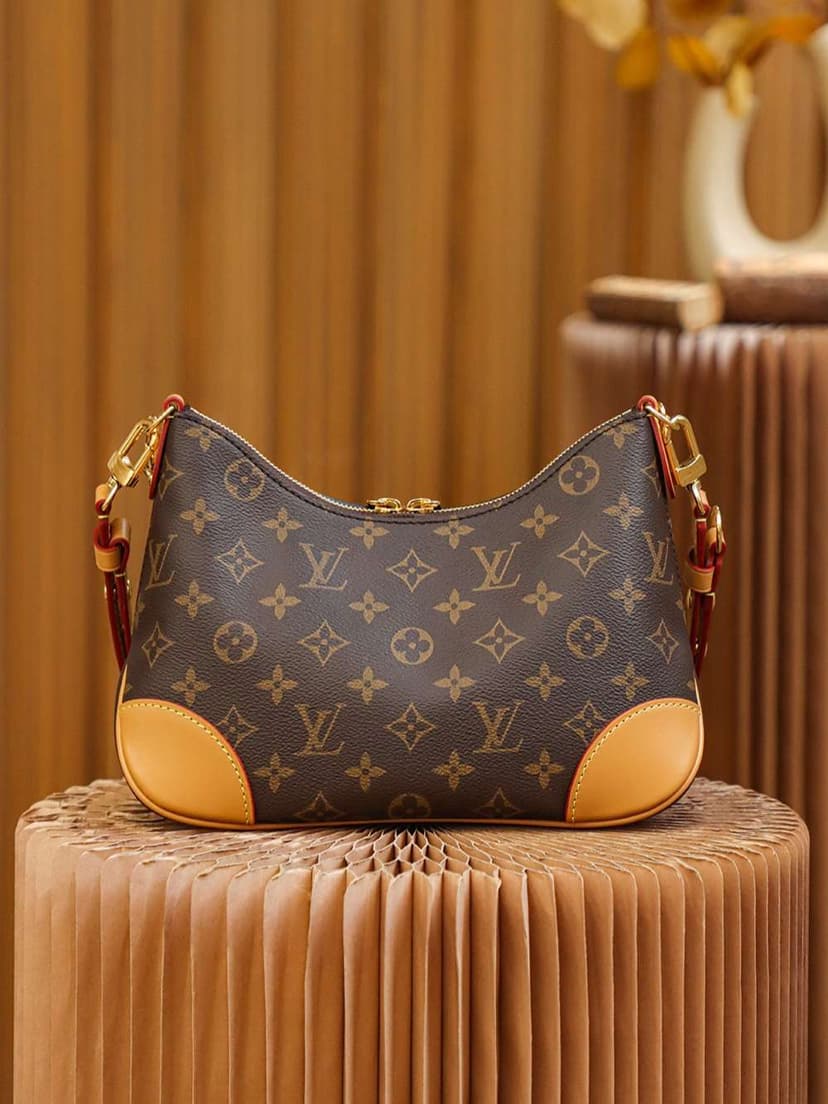 Louis Vuitton Boulogne Bag Brown For Women 29cm / 11.4in M45832