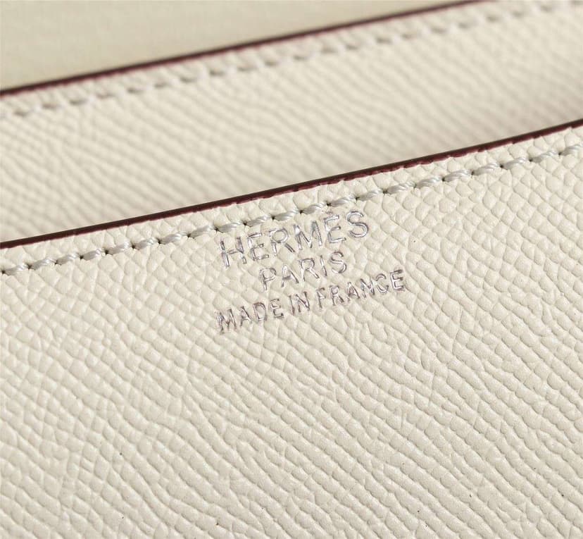 Hermes Constance Handbag White For Women 22cm/8.7in