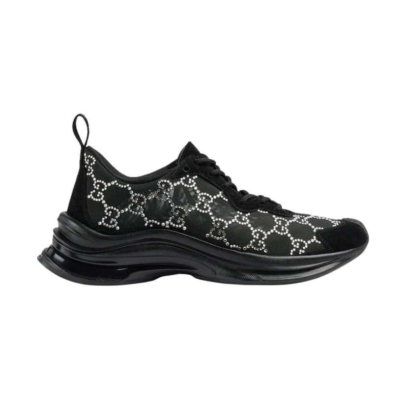 Gucci Run GG Crystal Sneaker For Women- 758088 FACG4 1099