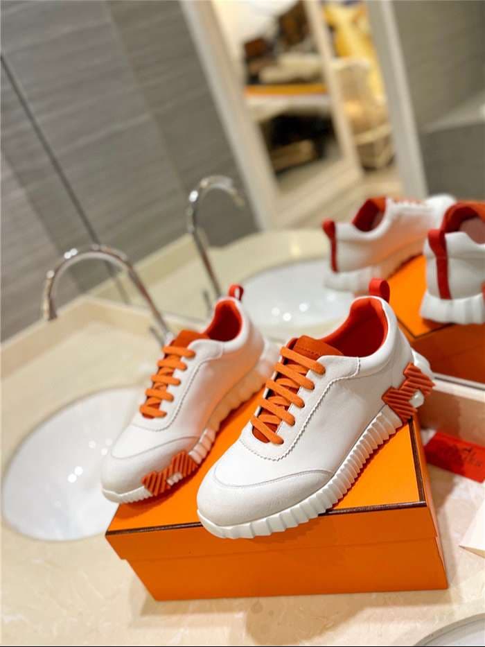 Hermes Bouncing Sneaker Orange For Women