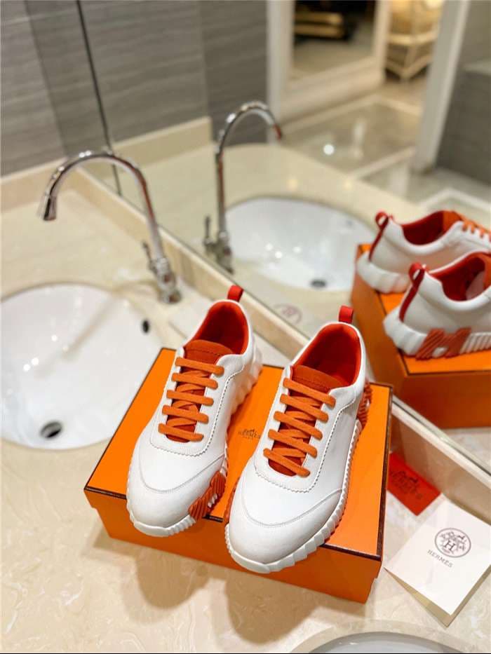 Hermes Bouncing Sneaker Orange For Women