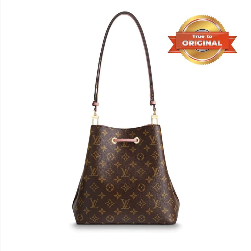 [True-to-ORIGINAL] Louis Vuitton NeoNoe MM Brown For Women 26cm / 10.2in M44022