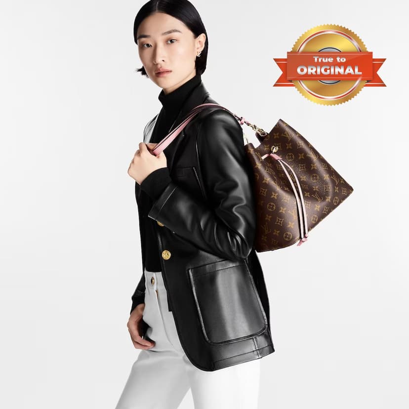 [True-to-ORIGINAL] Louis Vuitton NeoNoe MM Brown For Women 26cm / 10.2in M44022