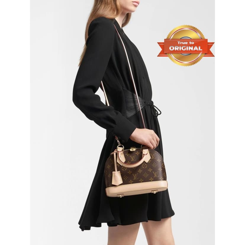 [True-to-ORIGINAL] Louis Vuitton Alma BB Monogram Canvas Beige For Women 9.2in/23.5cm LV M53152