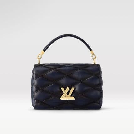 Louis Vuitton GO-14 MM Navy Blue Bag For Women M23682- 9.1 Inches/ 23 Cm