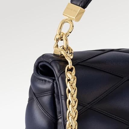 Louis Vuitton GO-14 MM Navy Blue Bag For Women M23682- 9.1 Inches/ 23 Cm