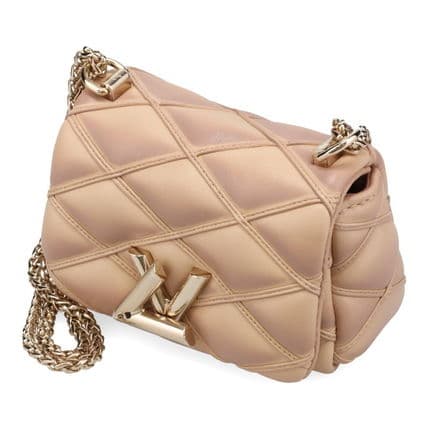 Louis Vuitton Pico GO-14 Beige/Pink Bag For Women M82752- 5.9 Inches/ 14.9 Cm