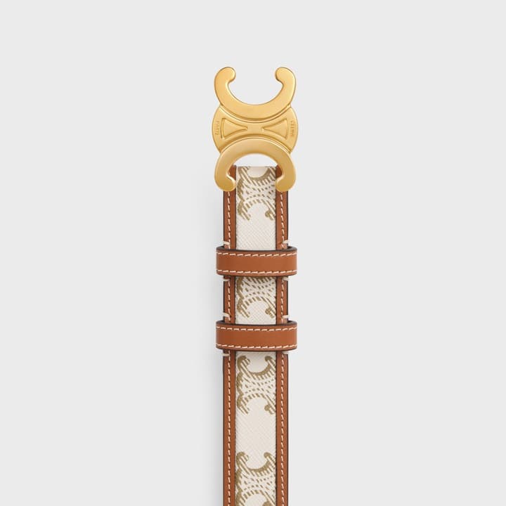 Celine Medium Triomphe Belt For Women- 45B422AES.01BC