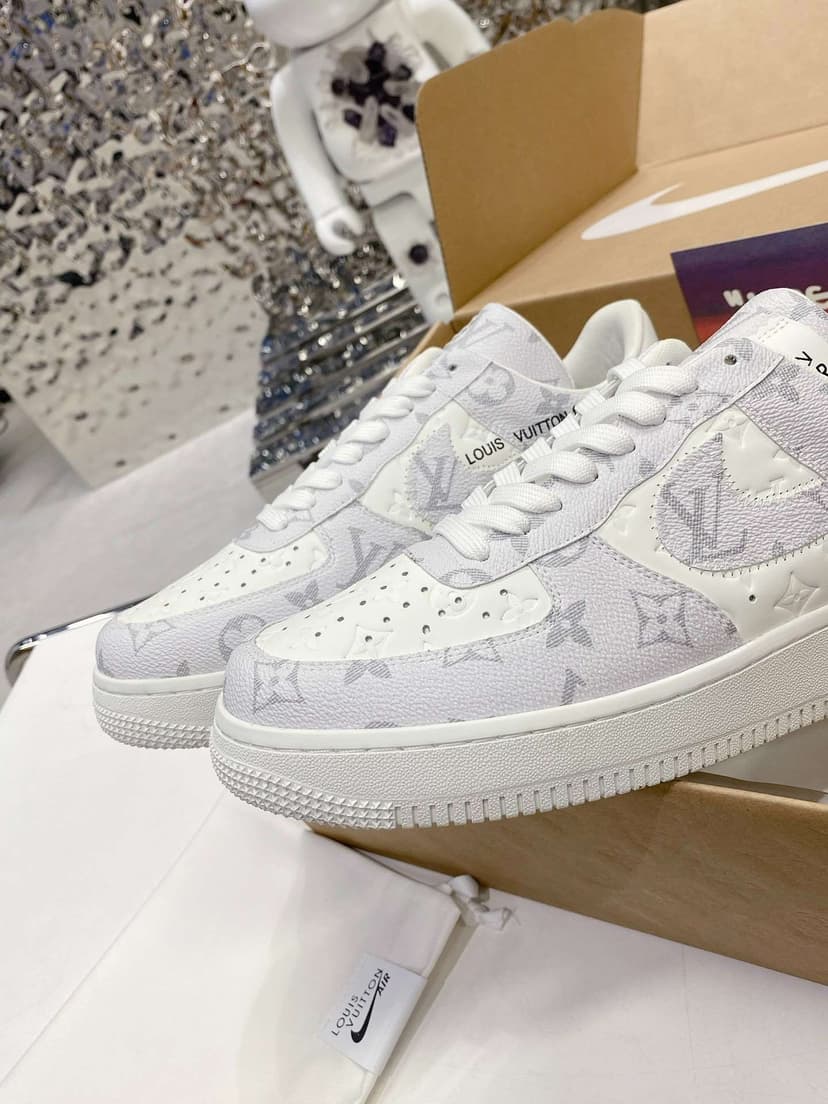 Nike x Louis Vuitton Air Force 1 Low White For Women