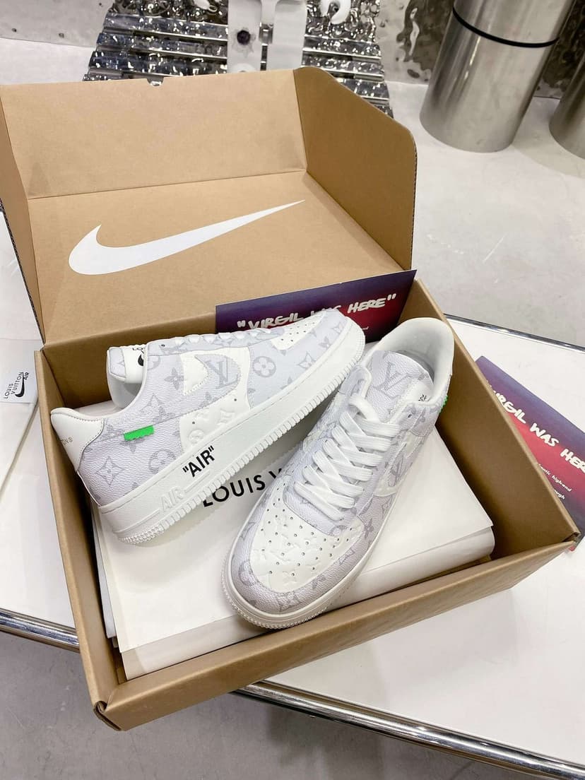 Nike x Louis Vuitton Air Force 1 Low White For Women