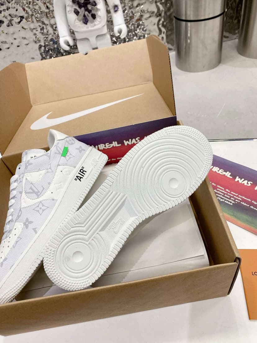 Nike x Louis Vuitton Air Force 1 Low White For Women