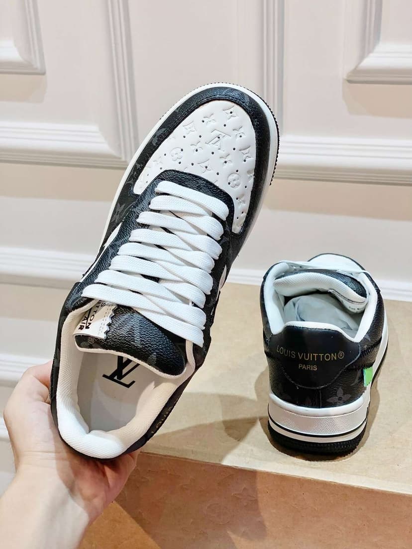 Nike x Louis Vuitton Air Force 1 Low Black For Women