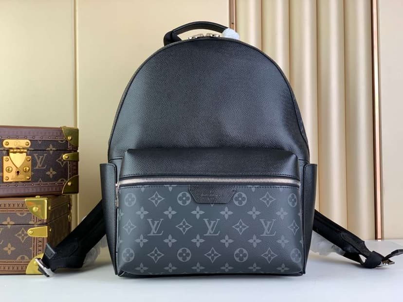 Louis Vuitton Discovery Backpack Black For Women 38cm / 15in M31033