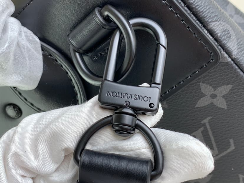 Louis Vuitton Steamer PM Black For Men 9.8in/25cm M46953