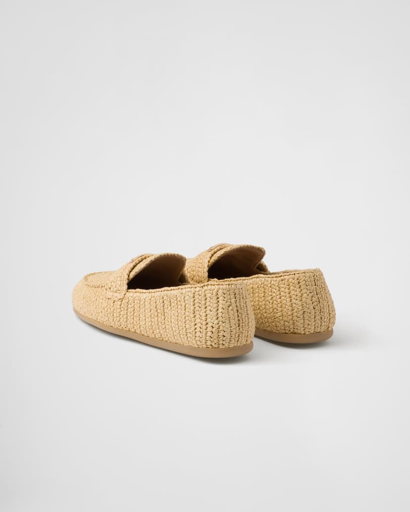 Prada Crochet Loafers Beige For Women 1D437N_2C2T_F0018_F_005