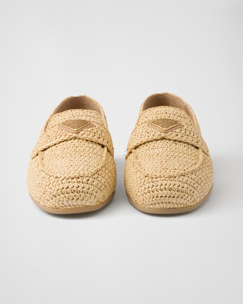 Prada Crochet Loafers Beige For Women 1D437N_2C2T_F0018_F_005