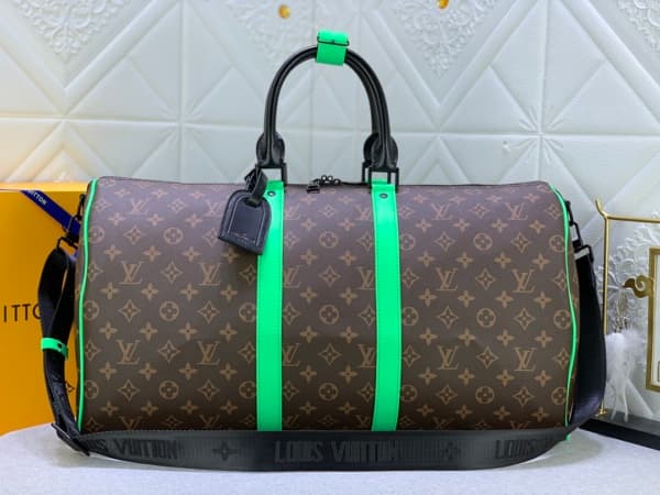 Louis Vuitton Keepall Bandouliere 50 Green For Women 19.7in/50cm M46259