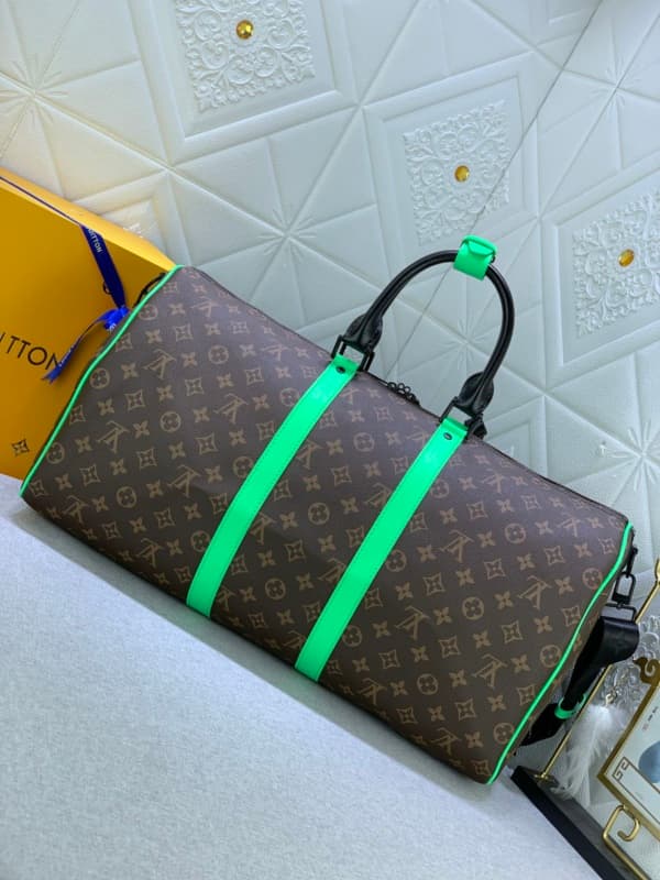 Louis Vuitton Keepall Bandouliere 50 Green For Women 19.7in/50cm M46259