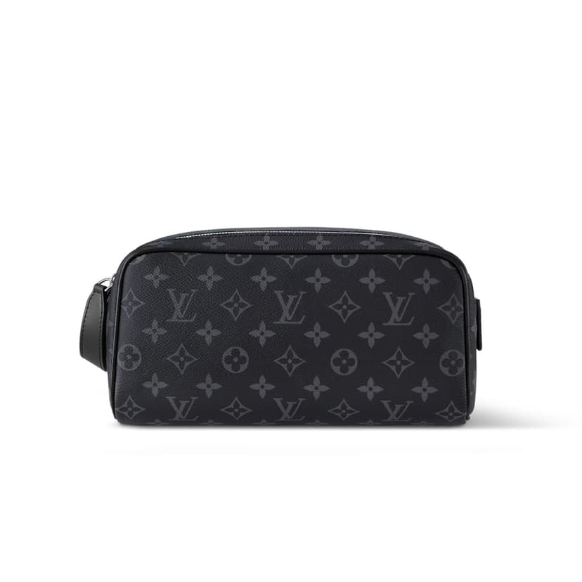 Louis Vuitton Toilet Dopp Kit Bag Black For Men 11in/28cm M46354