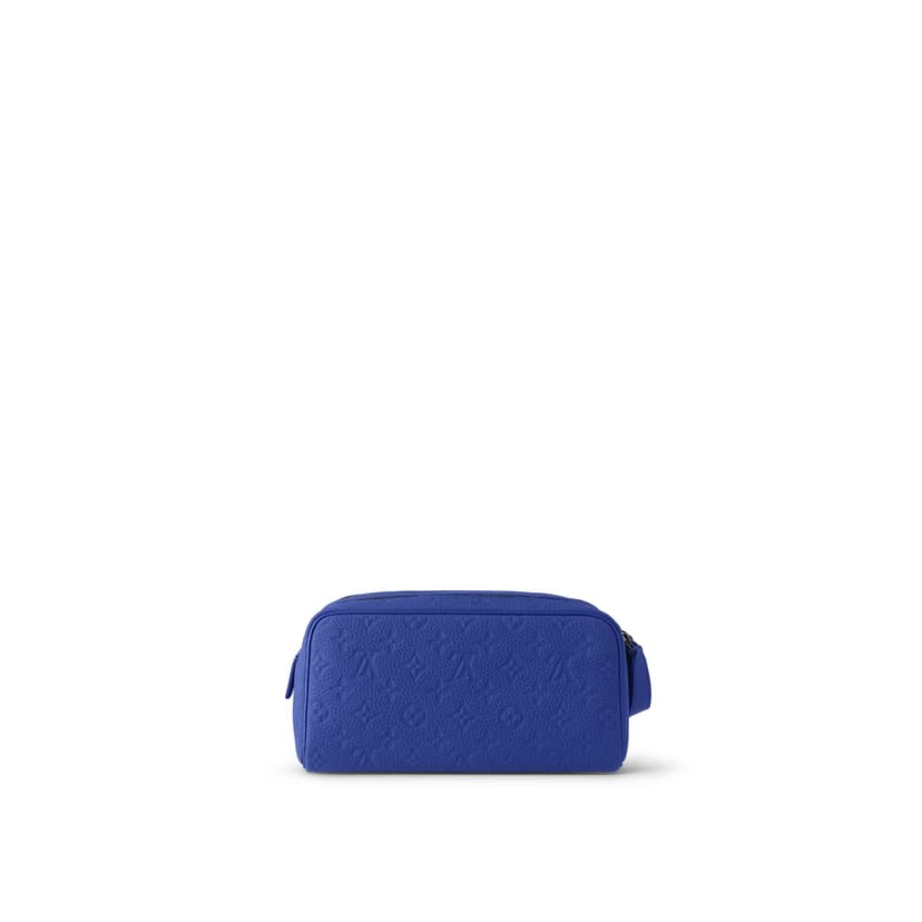 Louis Vuitton Dopp Kit Bag Blue For Men 11in/28cm M82576