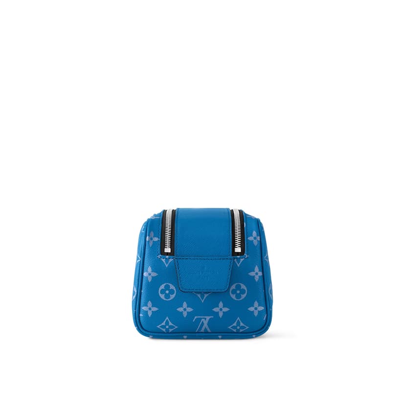 Louis Vuitton Dopp Kit Bag Blue For Men 11in/28cm M31037