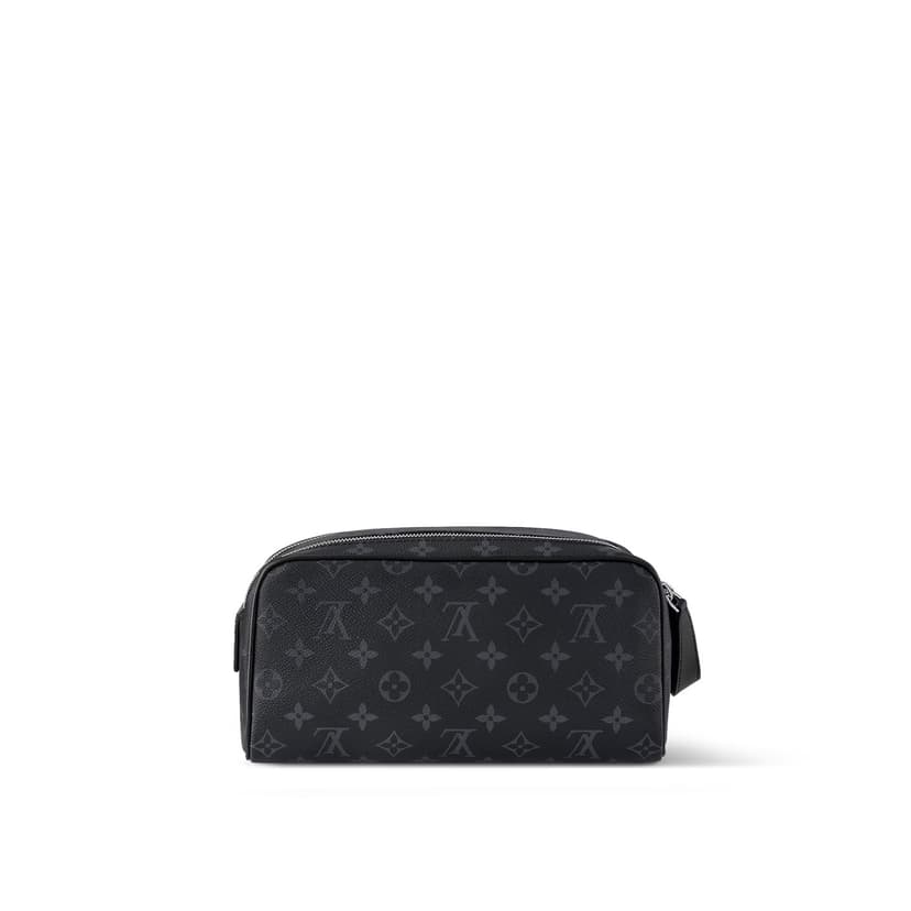Louis Vuitton Toilet Dopp Kit Bag Black For Men 11in/28cm M46354