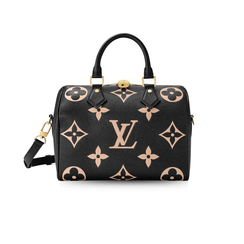 Louis Vuitton Speedy Bandoulière 25 Bag Black For Women 9.8in/25cm M58947