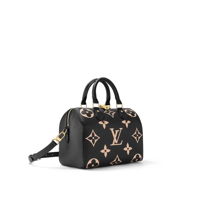 Louis Vuitton Speedy Bandoulière 25 Bag Black For Women 9.8in/25cm M58947