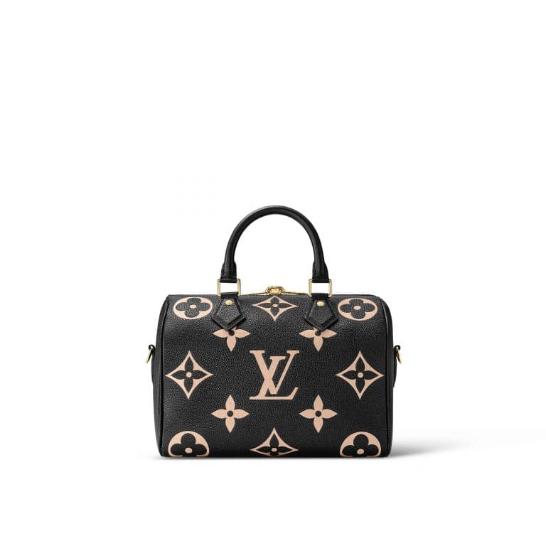 Louis Vuitton Speedy Bandoulière 25 Bag Black For Women 9.8in/25cm M58947