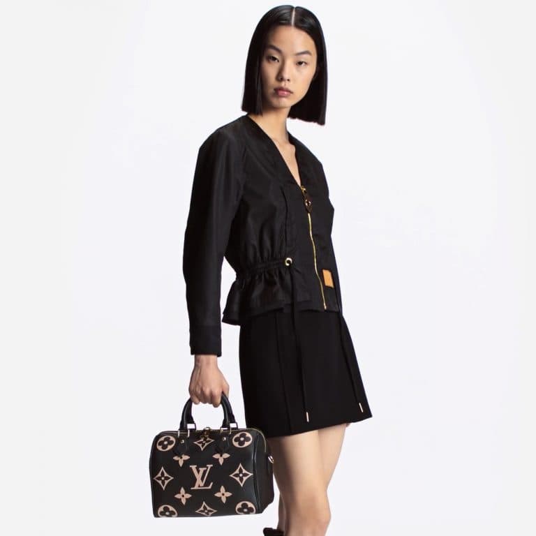 Louis Vuitton Speedy Bandoulière 25 Bag Black For Women 9.8in/25cm M58947