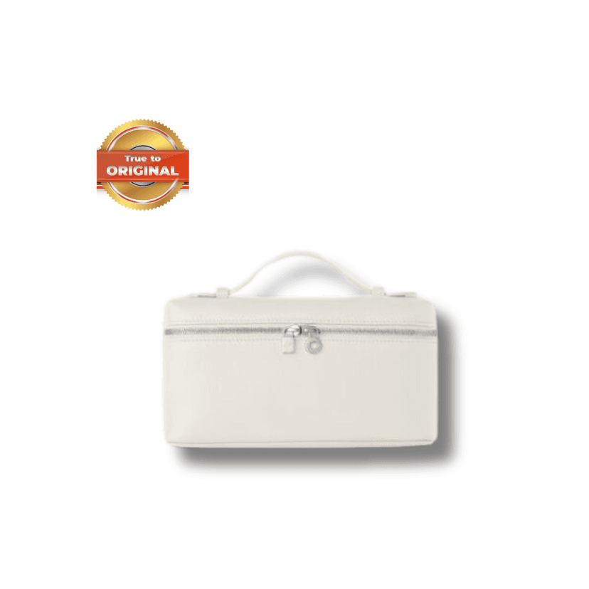 [True-to-ORIGINAL]Loro Piana Extra Pocket L27 Bag Whisper White For Women 10.6in/27cm FAN4043 1615