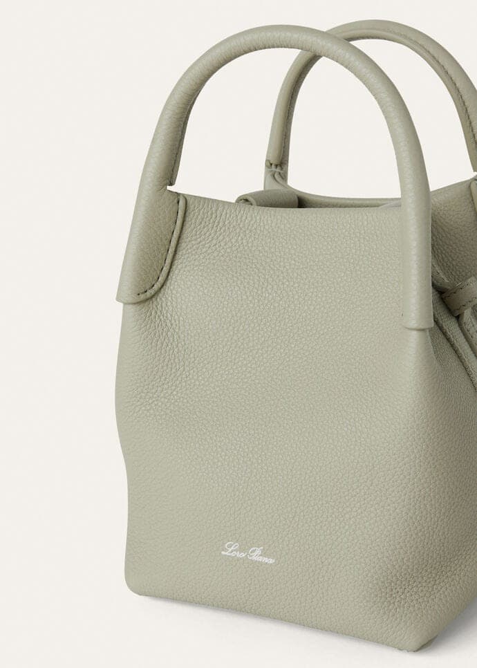 [True-to-ORIGINAL]Loro Piana Micro Bale Bag Light Wasabi For Women 5.2 in/ 13 cm FAN4647 50YB