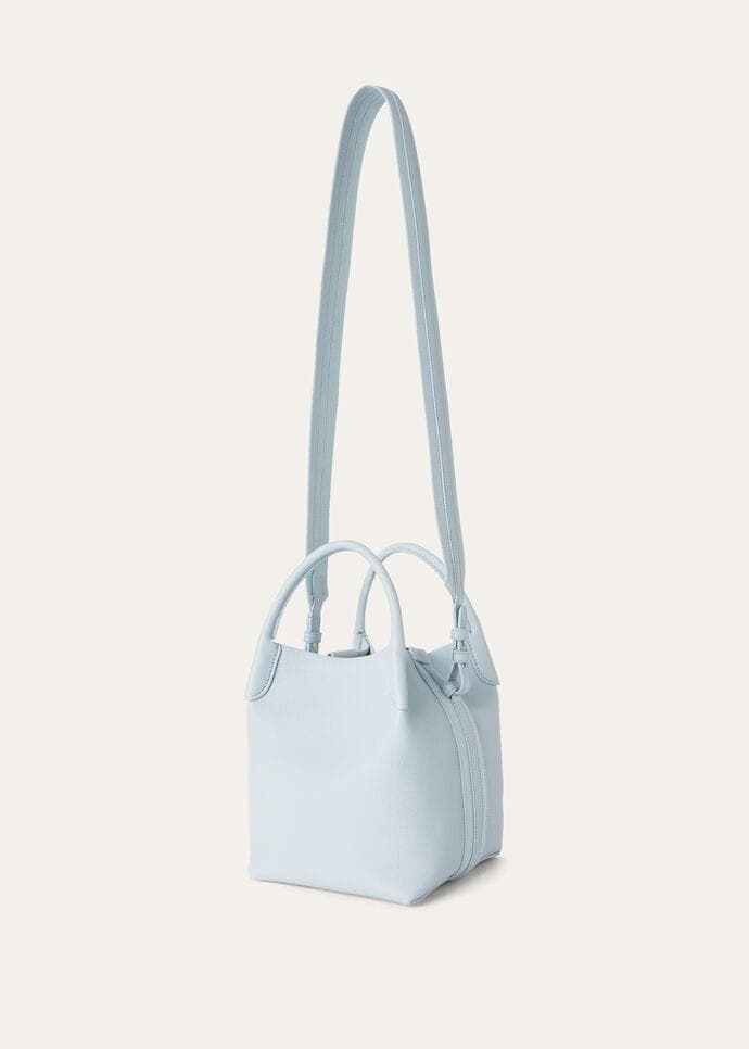 [True-to-ORIGINAL]Loro Piana Small Bale Bag Light Blue Belle For Women 6.7 in/ 17 cm FAN8964 60HN